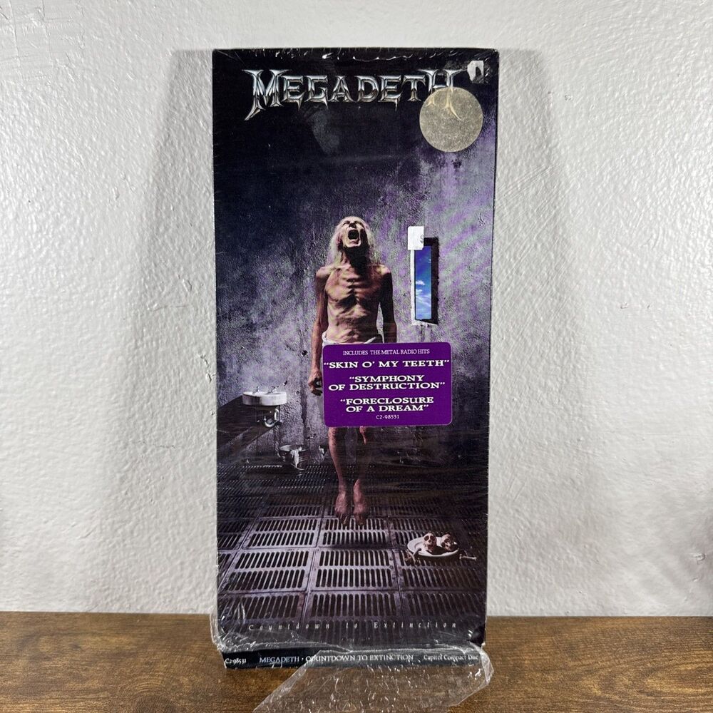Original  1992 CD Longbox  MEGADETH Countdown To Extinction  **BOX  ONLY**